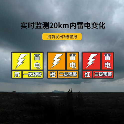 雷電預(yù)警信號等級-實時監(jiān)測20km